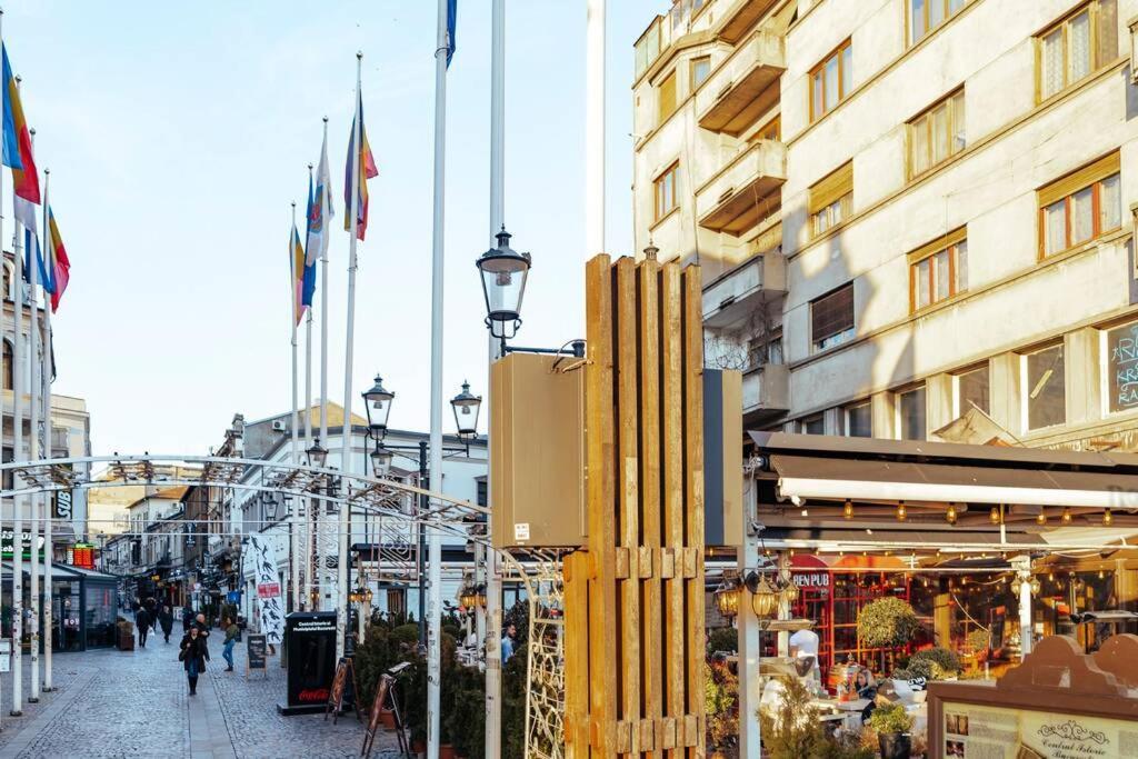 Sunset Terrace In The Old Town Bukarest