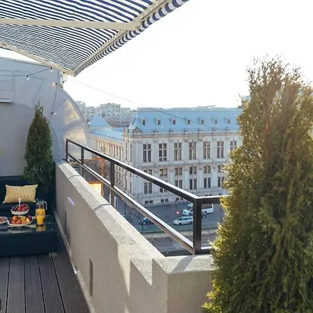Ferienwohnung Sunset Terrace In The Old Town Bukarest Exterior foto